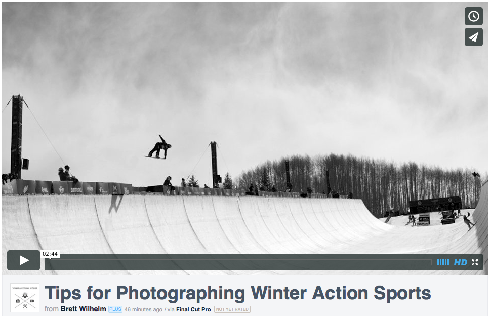 Tips for Photographing Winter Action Sports